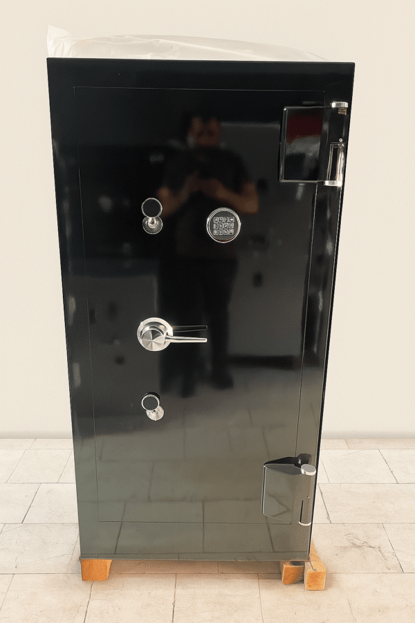 160CM Ultra Zırhlı Çelik Para Kasası Siyah