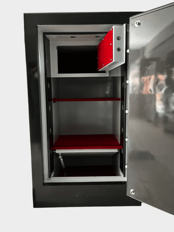 Ultra Zırhlı Çelik Para Kasası Siyah 125cm