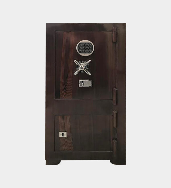 Çift Kapılı Şifreli Ev ve Ofis Tipi Kasası Ahşap